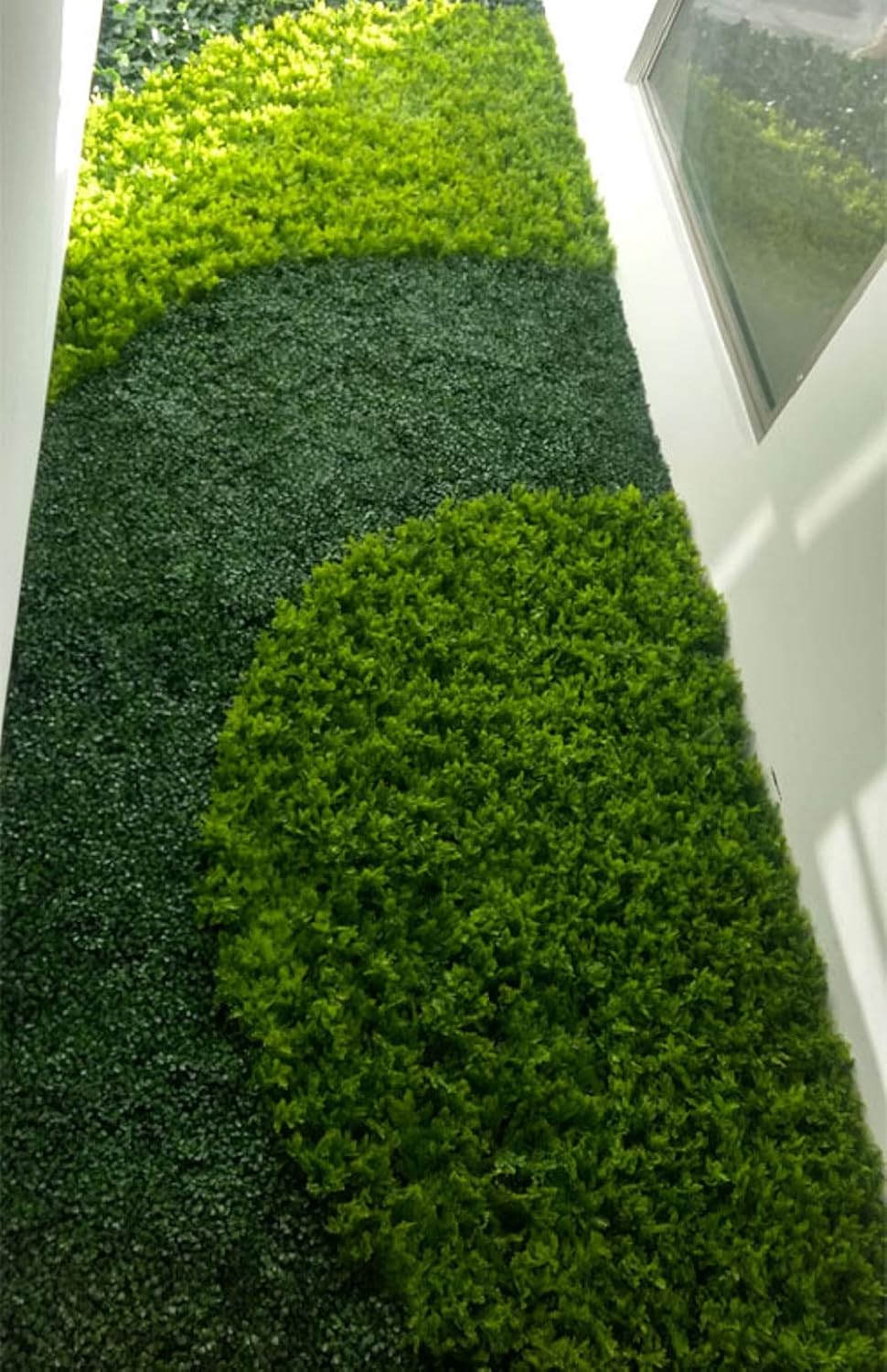 artificial wall garden on Set Of 4 Decorative Wall Panels Green Greensmart Dekor 20 X 20 Indoor Outdoor Artificial Fern Artificial Plants Flowers Kolenik Home Kitchen