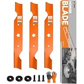 Antanker 187256 532187256 187254 532187254 574292401 Lawn Mower Blades | Replaces for Husqvarna 54 inch Mower Blades, Compatible with AYP Poulan Craftsman for 54" Deck, High Lift, 3 Pack