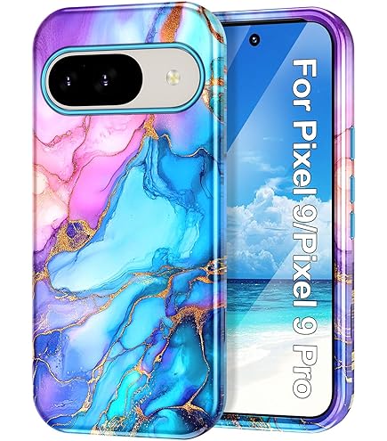 GlamCase For Google Pixel 9 Pro XL, Pixel 9 Pro XL Case - Marble Teal