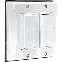 TayMac 5127-1 2-Gang Weatherproof Decorator Switch