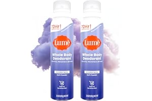 Lume Invisible Spray Deodorant For Women - Whole Body Deodorant Spray - 72 Hr Odor Control - Ozone Friendly, Natural Propellant - Aluminum & Baking Soda Free, Skin Loving - 3.6 ounce (Soft Powder)