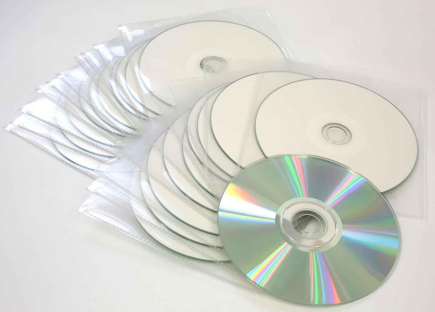 5 Pack DVD-R 4.7GB White Inkjet Printable in Plastic Sleeves