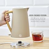 Swan Nordic Cordless Jug Kettle 1.7L 3KW Oatmeal White Fast Boil view 4