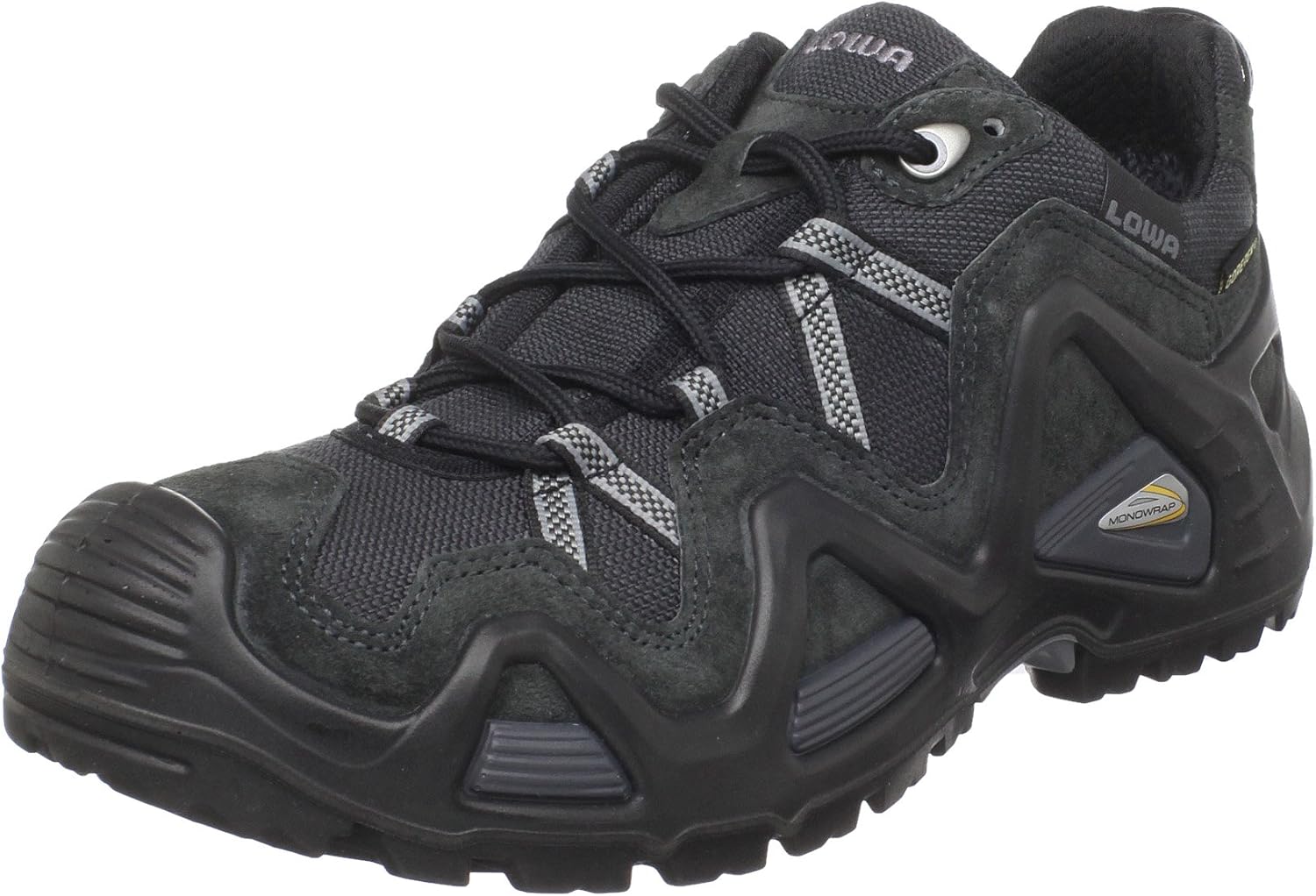 Amazon Com Lowa Men S Zephyr Gtx Lo Hiking Boot Dark Grey Silver 10 M Us Hiking Shoes