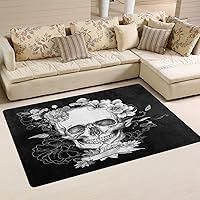 tapis salon tête de mort 9