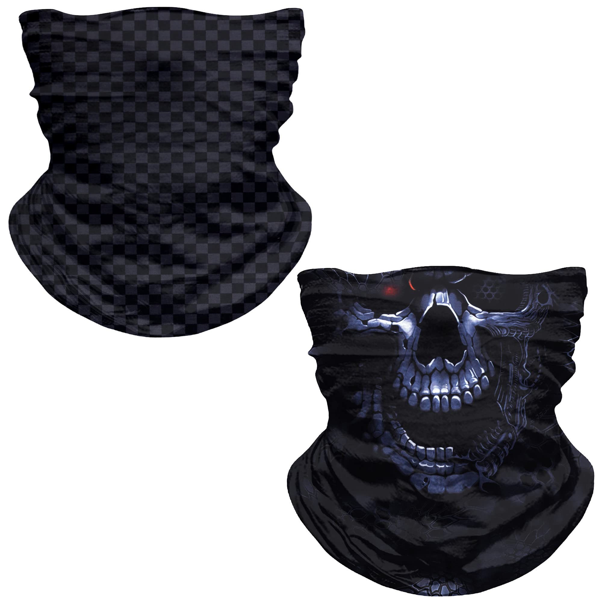 Tube Scarf - 3D Face Bandana Mask Unisex Seamless Tube Headbands Headwrap, UV Resistance Outdoors Mutifunctional Headwear Balaclava
