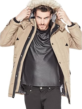 guess parka jacket mens
