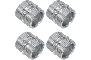 Ciieeo Double Head Shelf Support Nut Connector for Wire Shelving 0.87 Inch Metal Tube Rack Fitting Nut for Secure Storage and