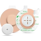 40 Pack Lingo Sensor Covers Waterproof with 2pcs Hard Caps, Beige | Lingo CGM Overpatch with Easy-Peel Tab Pre-Cut Backing,Breathable, Hypoallergenic &amp; Latex-Free Patch for 15 Days