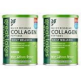 Great Lakes Wellness Collagen Peptides Powder Supplement for Skin Hair Nail Joints - Unflavored - Quick Dissolve Hydrolyzed,