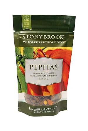 Amazon Com Stony Brook Brined Roasted Pepitas 3 Ounce Bags
