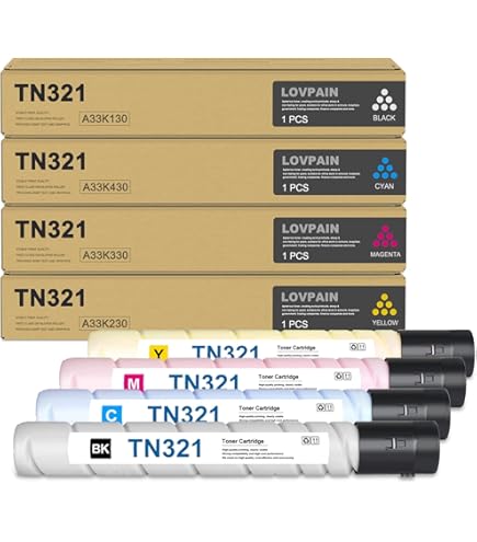 Amazon.com: Konica Minolta Genuine TN321M (A33K330) Magenta