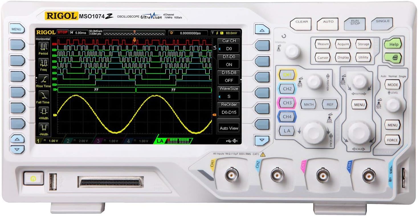 Rigol MSO1074Z - Channels: 4, Bandwidth: 70 Mhz
