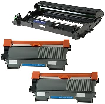 Trommeleinheit DR2200 & 2X Toner TN2220 kompatibel für Brother DCP-7055 DCP-7060D DCP-7065DN HL-2130 HL-2132 HL-2135W HL-2240