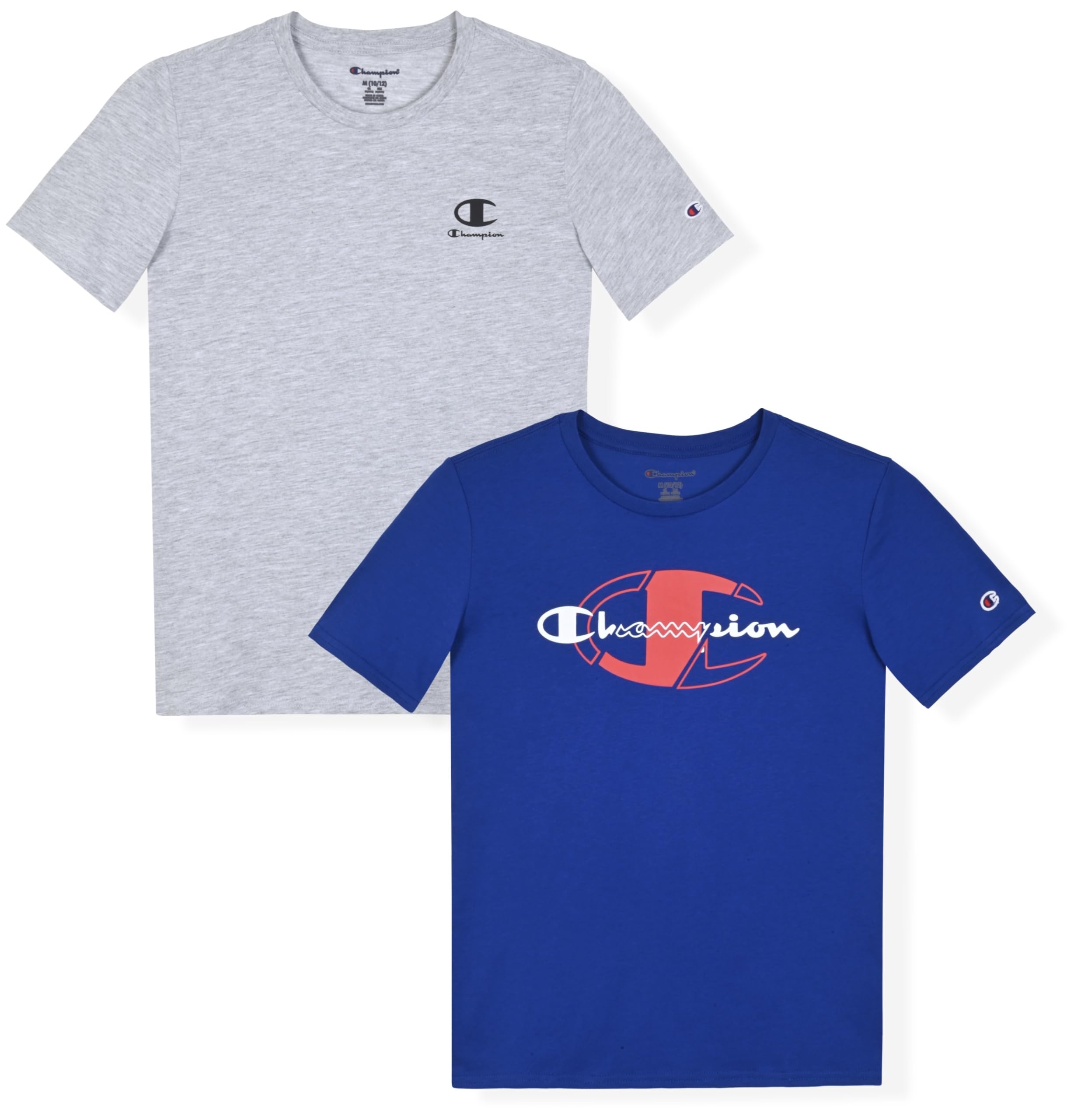 Clothe Funn Boys Champ Print Full Sleeve T-Shirt & Pant Set, WhiteAop/Navy