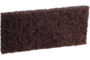 3M Doodlebug Brown Scrub 'N Strip Pad 8541, 4.625 in x 10 in (20 count)