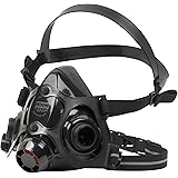 Honeywell Home North 7700 Series Niosh-Approved Half Mask Silicone Respirator, Large (770030L), Black