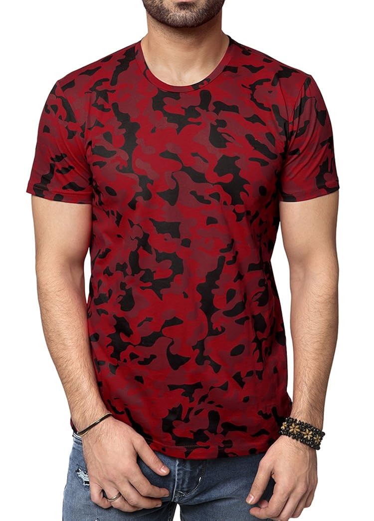 zeyo men's cotton t-shirt