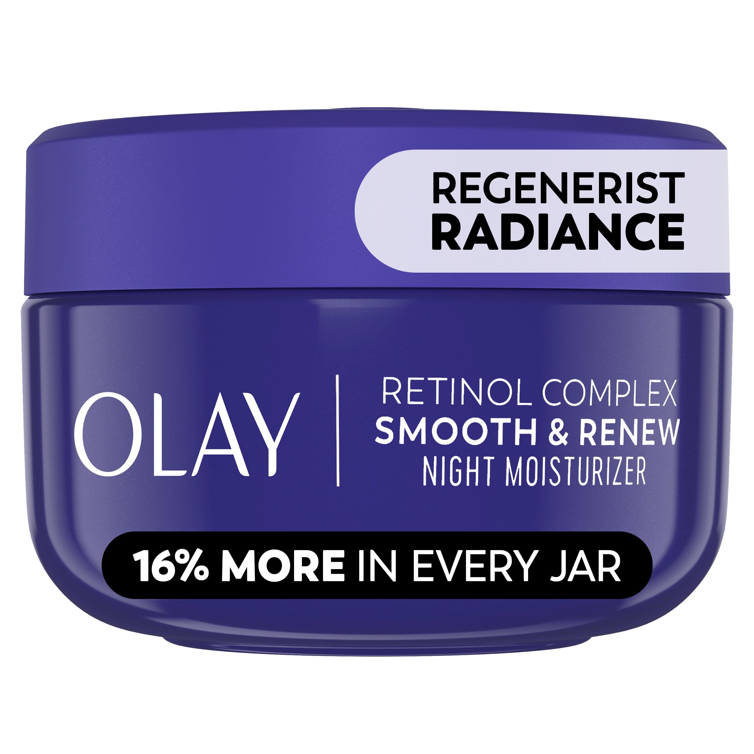 Photo 1 of **USED SE PHOTOS*8Olay Regenerist Radiance Retinol Face Moisturizer: Smooth & Renew Cream for Women - Fragrance-Free, Anti-Aging, Anti-Wrinkle, Tightening & Brightening - 2 Oz