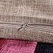 U'Artlines Pillowcase Covers, Slubbed Linen Black White Pillow Case Decorative Cushion Cover Pillowcase for Sofa Pillow Cover
