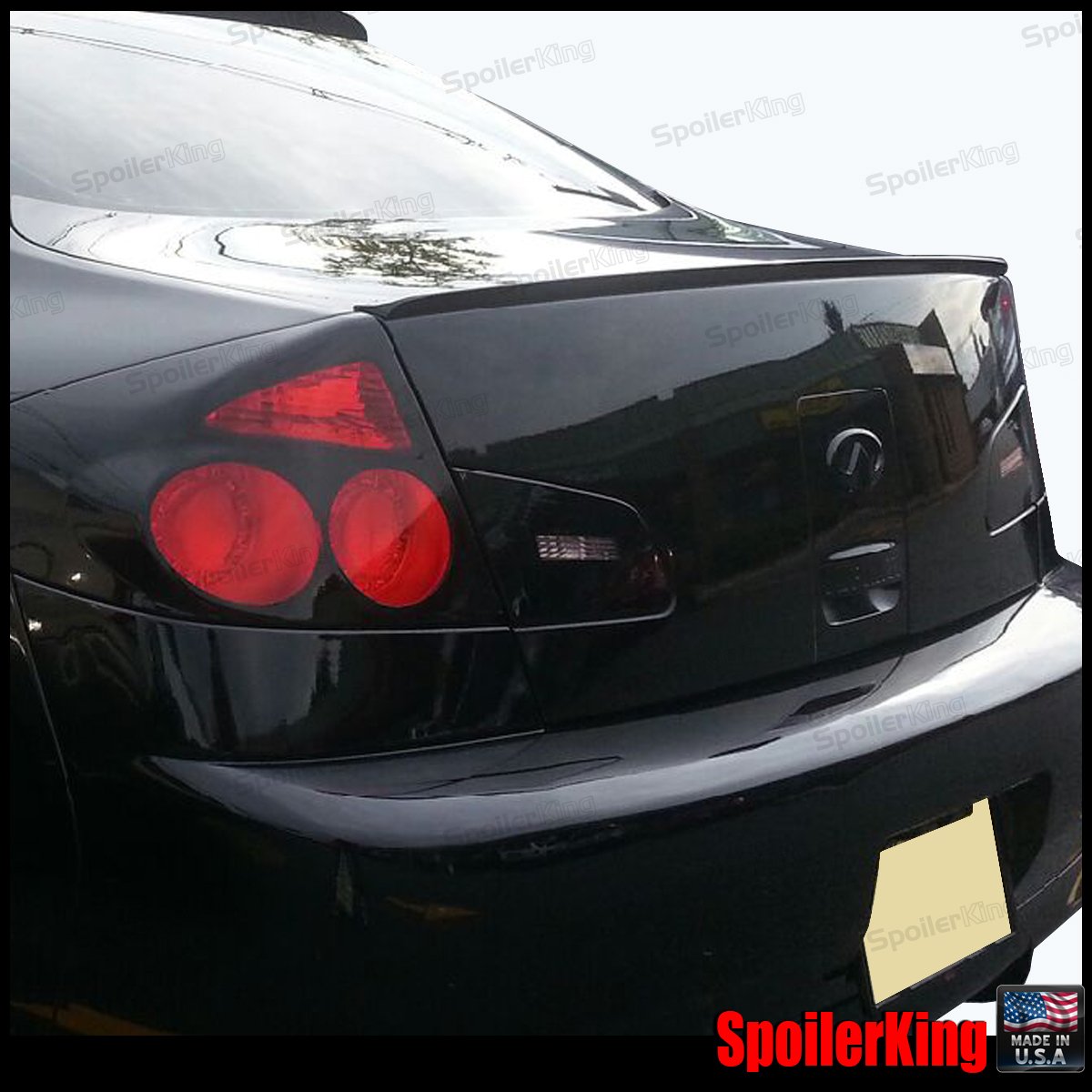 Amazon.com: Spoiler King Trunk Lip Spoiler (244L) compatible with Infiniti  G35 4dr 2002-2007: Automotive