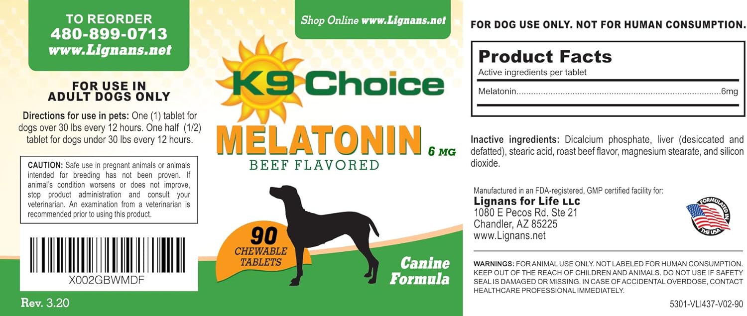 k9 choice melatonin