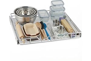 HOLDN' STORAGE Pull Out Cabinet Organizer, Heavy Duty Caddy w/Lifetime Limited Warranty -24”W x 21”D - Requires At Least 25-1