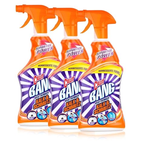 Cillit Bang Kraftreiniger Kalk und Schmutz, 3er Pack (3 x 750 ml)