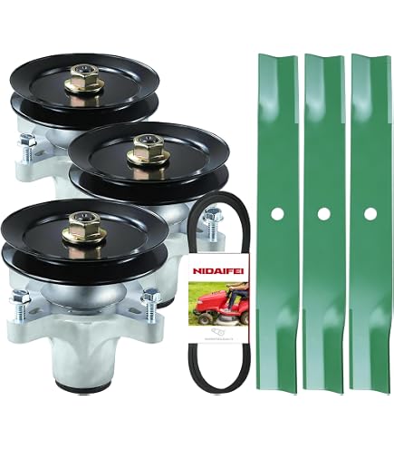8TEN Complete Blade Spindle Belt Kit For Exmark Quest E-Series