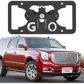 No Drill Front License Plate Bracket Mount Kit Compatible with GMC Yukon Yukon 2015-2025, Front Bumper License Plate Mounting Kit