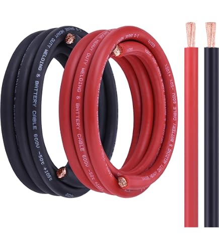 EWCS 2 Gauge Schweißkabel – 600 Volt, Extra Flexibel, 100 Fuß (ca. 30,5 M), Sonnen- & Wasserbeständig, Made In USA