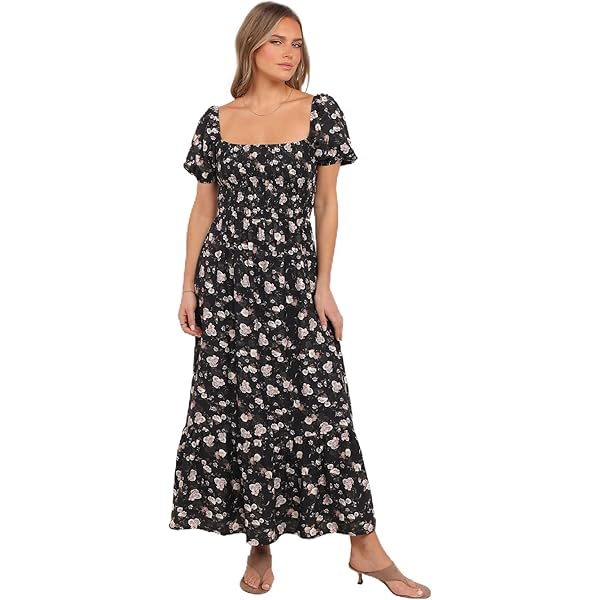 Kolby Long Sleeve Midi Dress - Sage Print XS at Amazon Women's Clothing  store