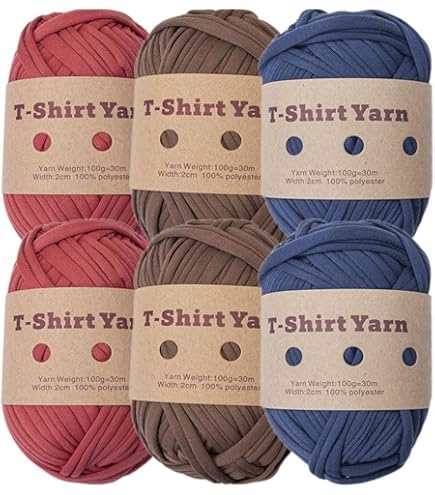 Polyester Blanket Yarn - 270g Deep Purple T-Shirt Yarn For Crochet