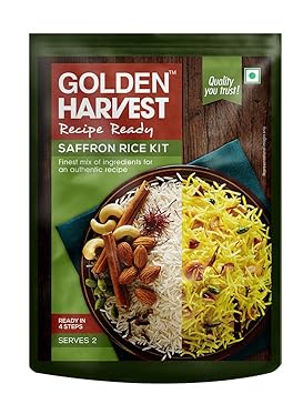 Recipe Ready Saffron Rice Meal Kit Serves 2 All Ingredients Inside