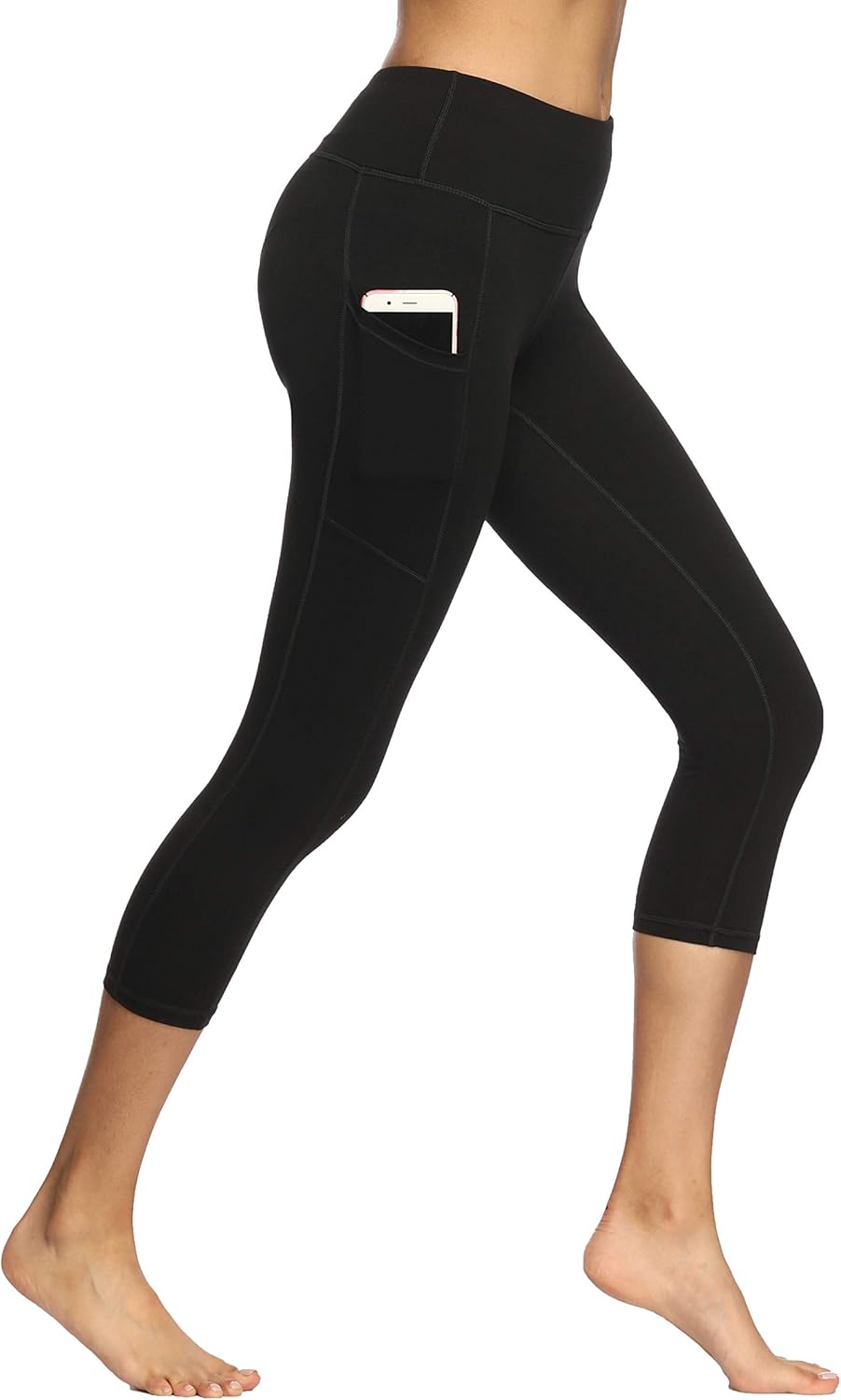 Fengbay Capri Leggings for Women,Yoga Capris with Pockets Yoga Pants Workout Pants for Women: Clothing