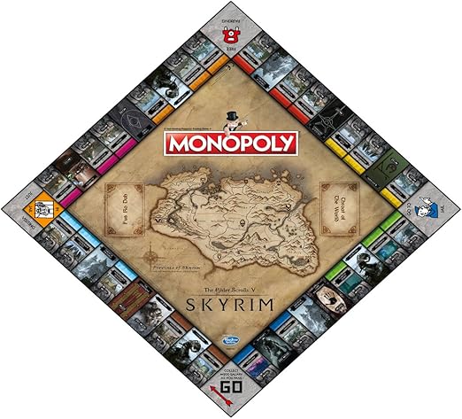 Winning Moves Skyrim Monopolio Juego de Tablero: Amazon.es: Juguetes y juegos