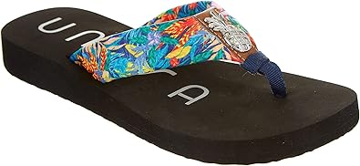 unisa flip flops black
