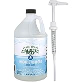 Charlie's Soap Indoor-Outdoor Surface Cleaner with Pump (1 Gallon, 1 Pack) - Hypoallergenic, Biodegradable, Multi-Surface Use