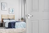 Designer Levers Victorian Straight Lever Door Handles Polished Chrome 1 Pair view 4