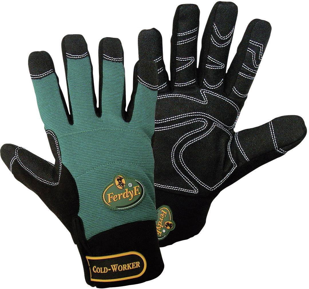 FerdyF. 1990 Mechanics Gloves Cold Worker Clarino® Faux Leather Size L (9)