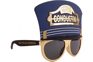 Sun-Staches Holiday Dress Up Sunglasses | Polar Express, A Christmas Story, or Reindeer Shades | One Size Fits Most