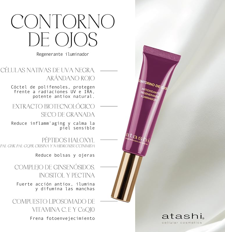 Contorno Ocular Antioxidante Iluminador Anti-fadiga Regenerador — foto 3 de 8
