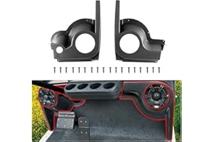 MGWILL Golf Cart Speaker Pods Compatible with 1994-2023 EZGO TXT Replacement for 627153 Pair Speaker Stands