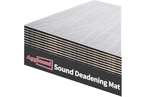 AggSound 394mil(10mm) 7sqft Car Heat Sound Deadening Mat - Automotive Heat Insulation Material Under Hood Engine Sound Dampening Foam for Auto Audio Deadener Foam, Door, Roof, Floor and Trunk