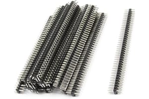 uxcell A13081500ux0125 2.54 mm Pitch 80 Pins Double Row Male Pin Header 20 Pcs (Pack of 20)