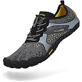 SAGUARO Womens Mens Barefoot Shoes Minimalist Trail Runner Wide Toe Box Zero Drop Outdoor Cross Training Shoe
