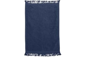 Q-Tees - Fringed Reversible Fingertip Towel (Size: 11" W x 18" L)