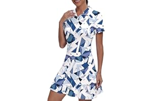 GGOV Womens Two Piece Tennis Golf Dress UPF 50+ Active Athletic Exercise Sports Wear with Pocket and Shorts