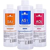 AS1 SA2 AO3 Aqua Peeling Solution for Machine of SPA Salon, Small Bubble Hydration Facial Solution Serums for Facial Cleansin