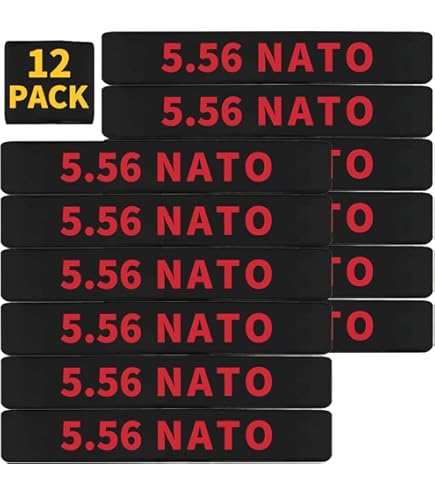 6-Pack 7.62X51 NATO Magazine ID Bands – Rifle Magazine Markers